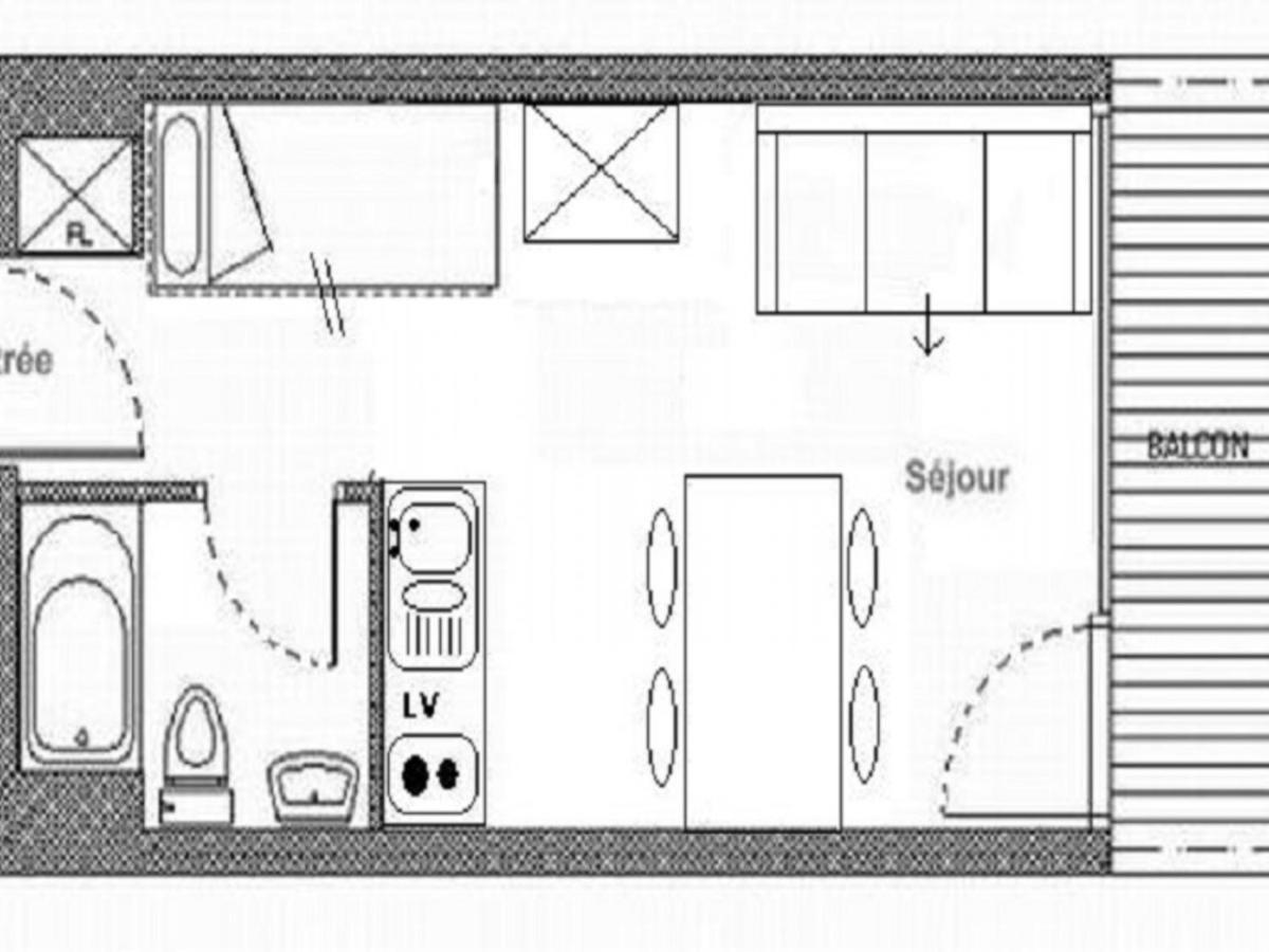 Апартаменти Studio Entierement Renove Centre Station Balcon - Fr-1-344-607 Сен-Мартен-де-Бельвіль Екстер'єр фото